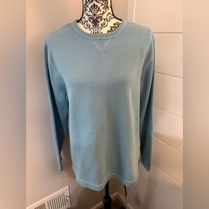Eddie Bauer powder Blue Sweater size medium sweater